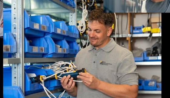 Mitarbeiter in der Werkstatt